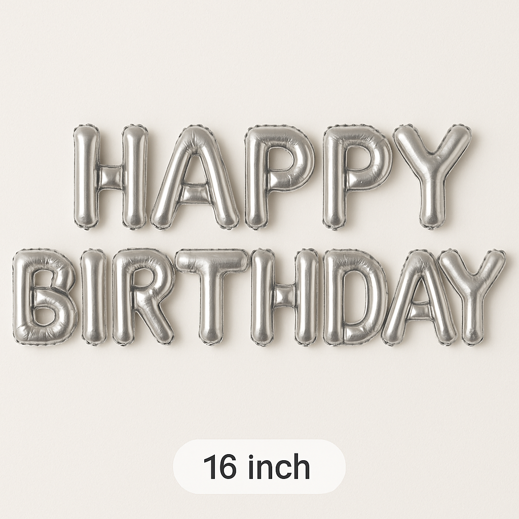 Occasion letter balloon foils