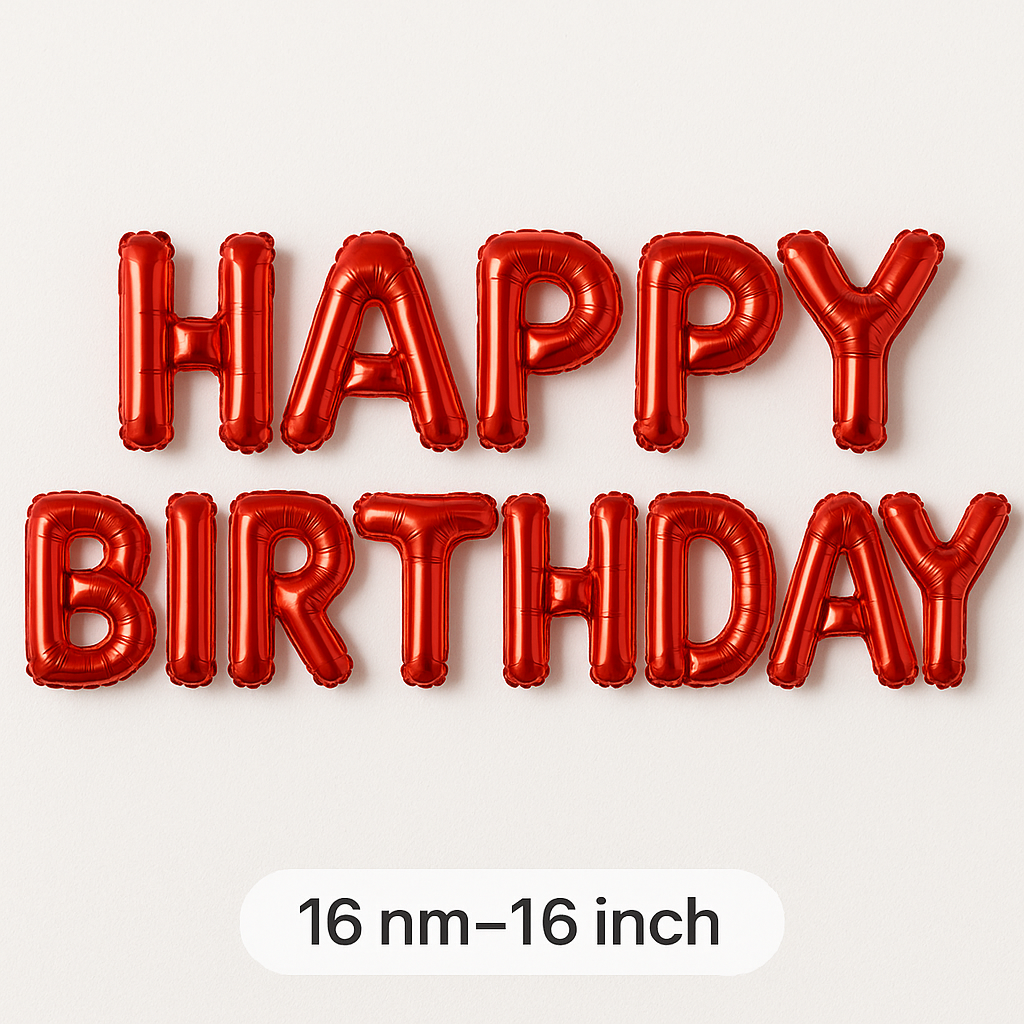 Occasion letter balloon foils