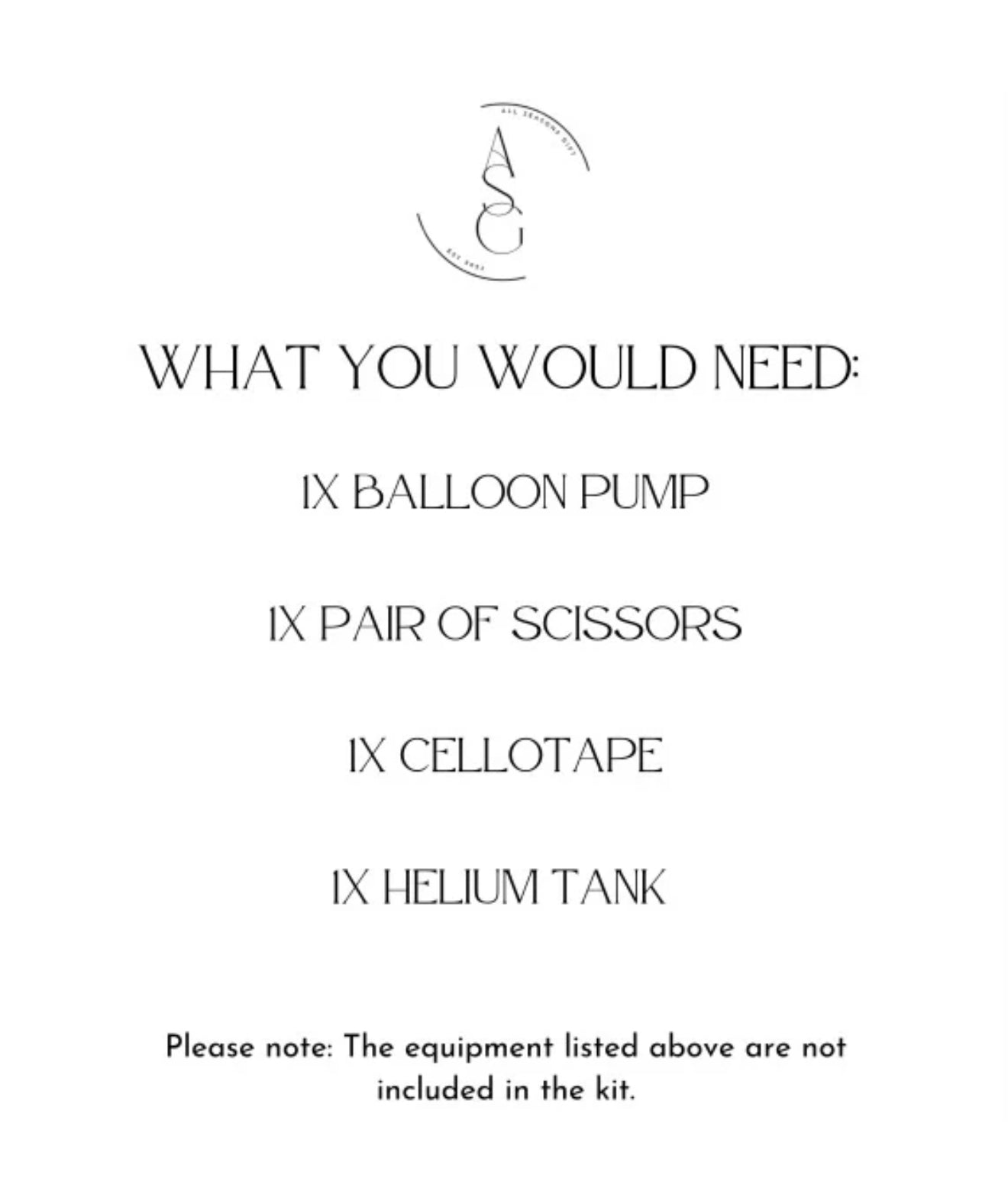 Birthday Glow kit (self set up)