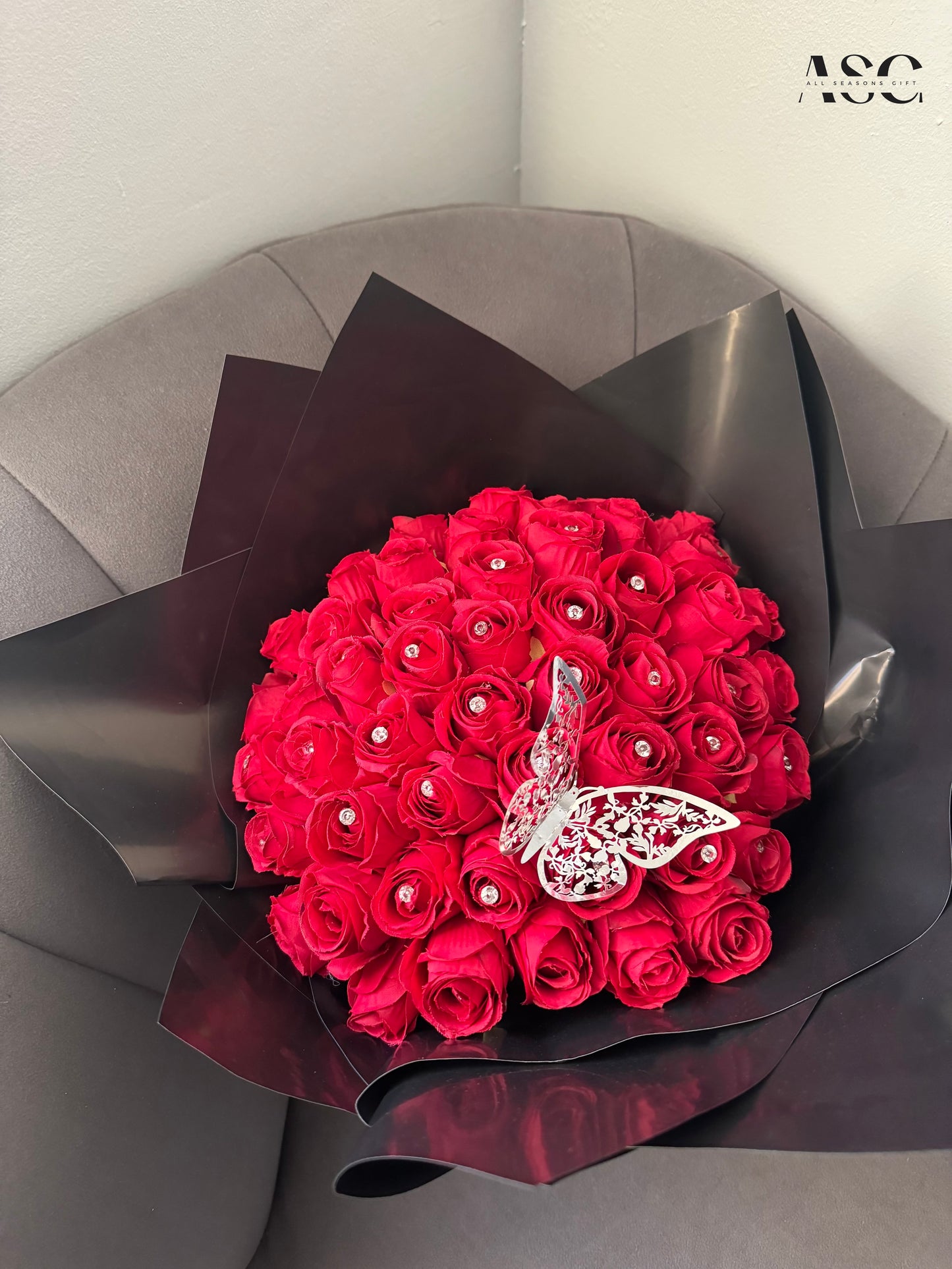 50 artificial flower bouquet