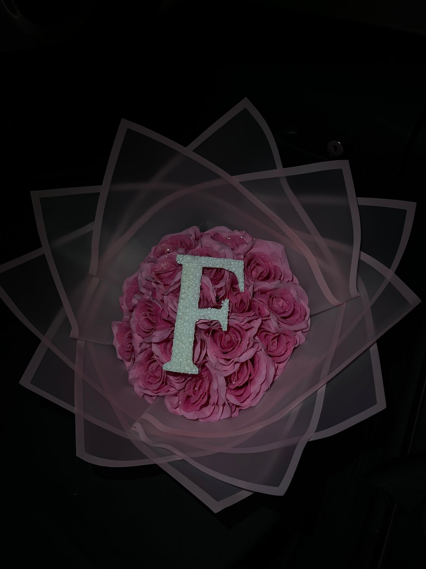 Lettered Blooms Artificial Bouquet