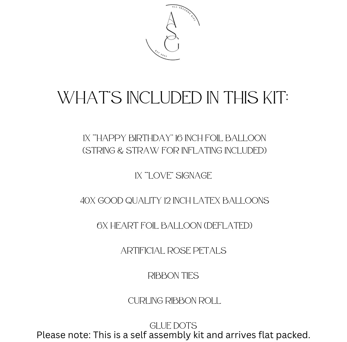 The babe kit (self set up)