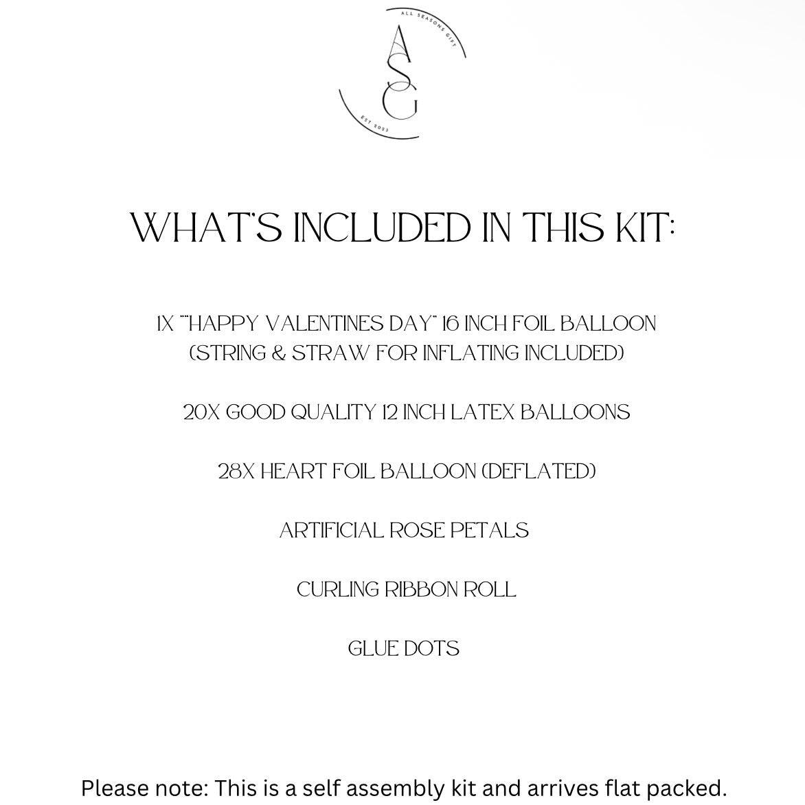 Valentine’s dream kit