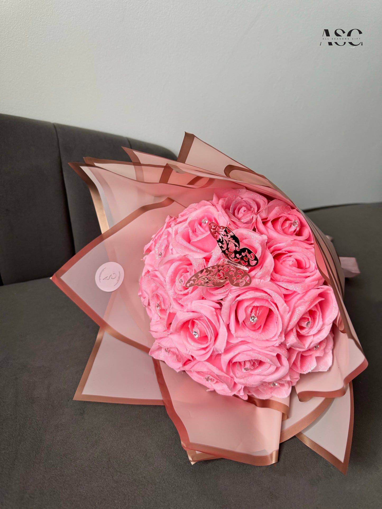 Pink Glitter Bouquet