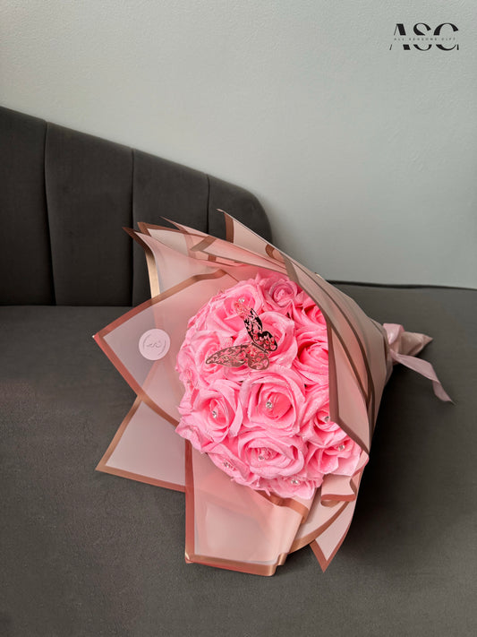 Pink Glitter Bouquet