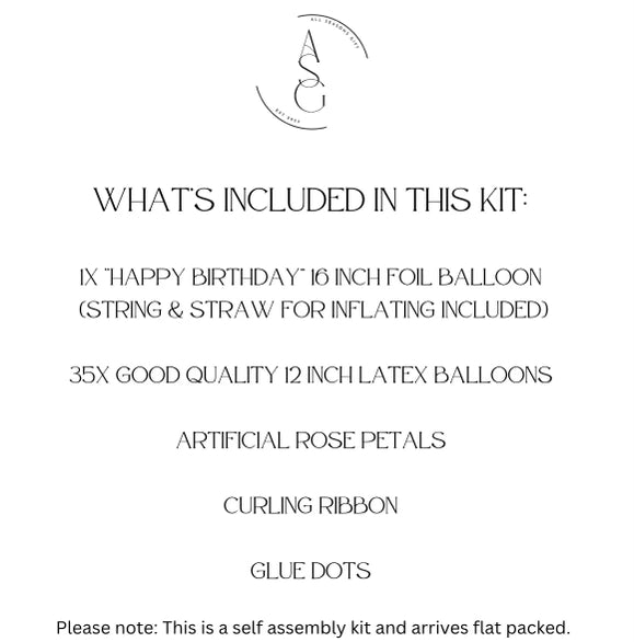 Classic Birthday Kit (self set up)